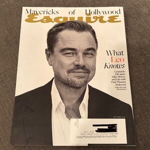 Esquire Magazine - September 2025 - Leonardo DiCaprio - Never read!    men men’s